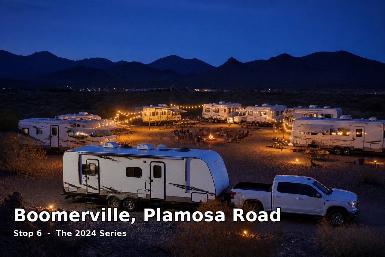 Boomerville on Plamosa Road: Family Week in the Desert