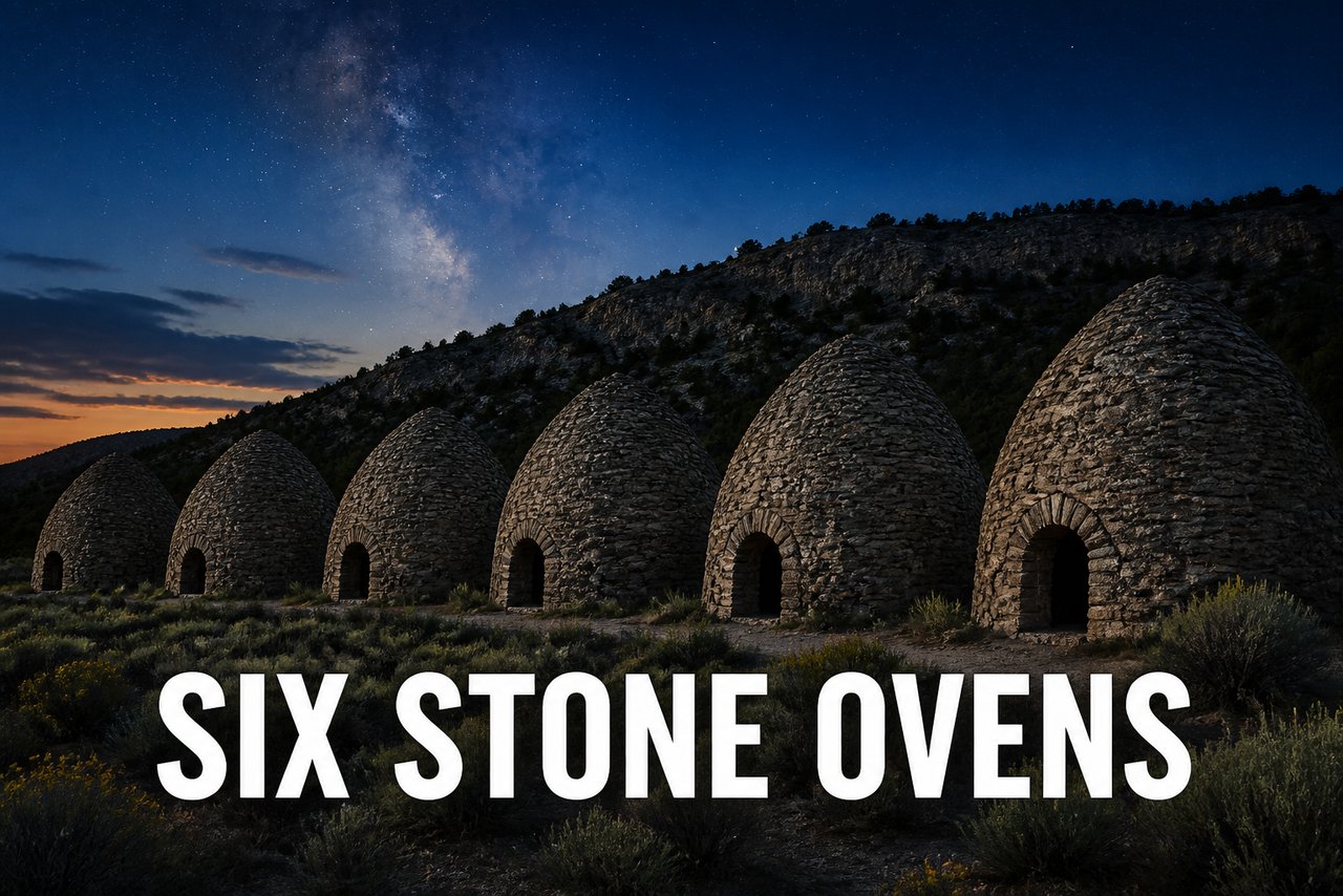 Ward Charcoal Ovens: Six Stone Beehives in the Egan Foothills